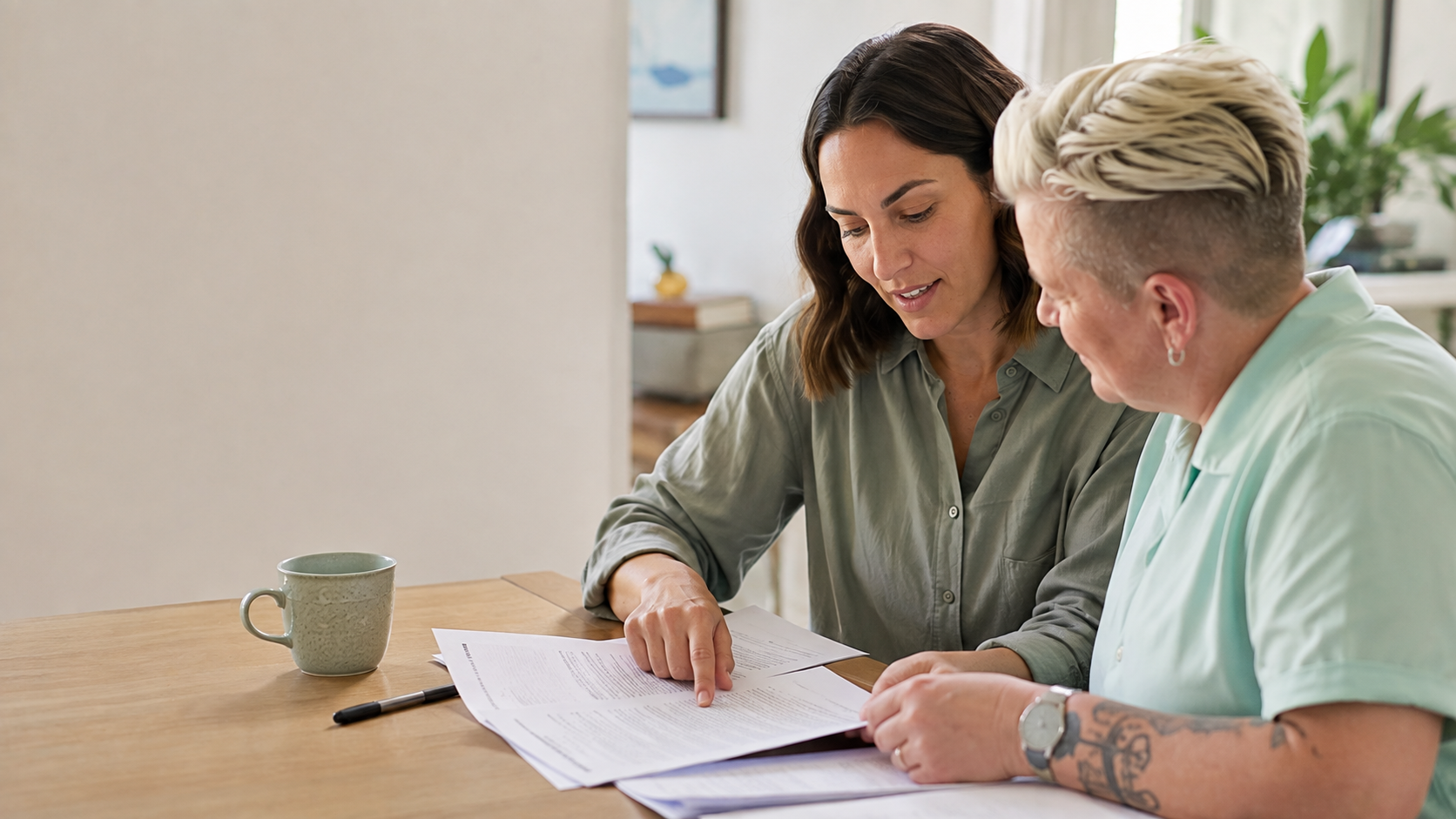 NDIS price guide being reviewed with a participant in Sydney